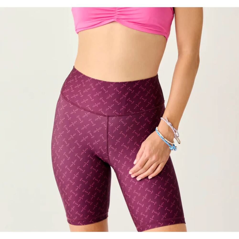 NWOT Carve Designs Lucie 8" Compression Short Disco Size S